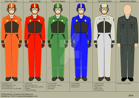 Bsg Deck Crew Uniforms By Wolff60 On Deviantart