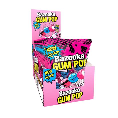 Buy Bazooka Gum Pop Lollipops Sharing Bag Case Of 12 X 10 Lollipops