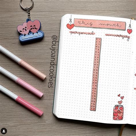 25 Best February Bullet Journal Valentines Ideas The