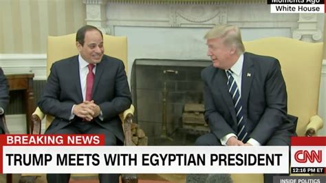 صورة السيسي واقفاً بجانب ترامب تثير ضجة على مواقع التواصل cnn arabic