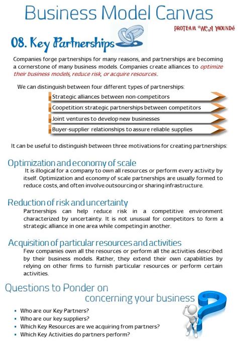 Check spelling or type a new query. Business Model Canvas - Key Partnerships #RC #Business # ...