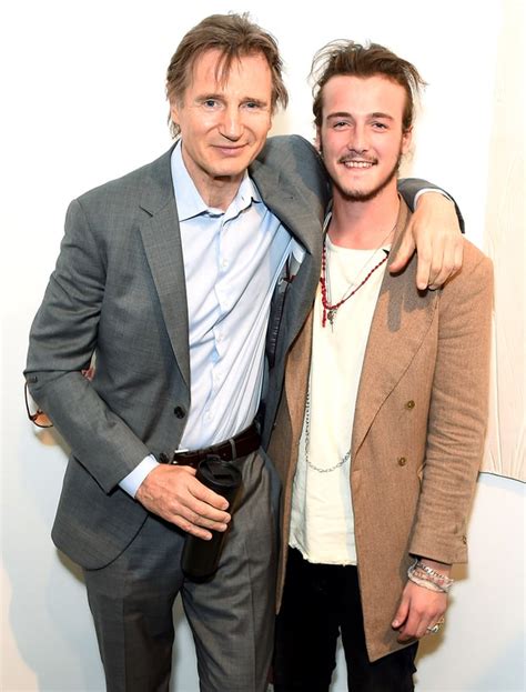 Liam Neeson Father And Son Hot Pics Us Weekly
