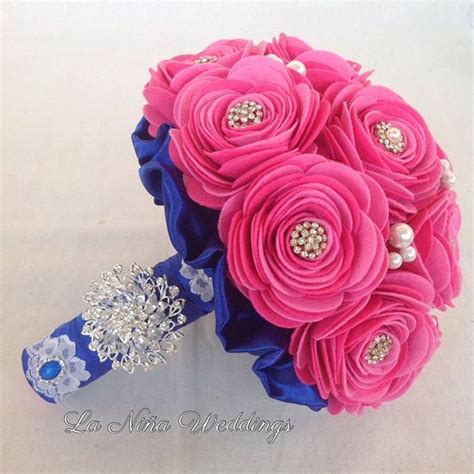 Pink And Royal Blue By La Niña Weddings