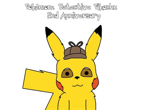 Pokemon Detective Pikachu 2nd Anniversary By Ultra Shounen Kai Z On