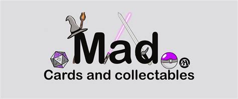 Mad Cards And Collectables Logo Go To Homepage
