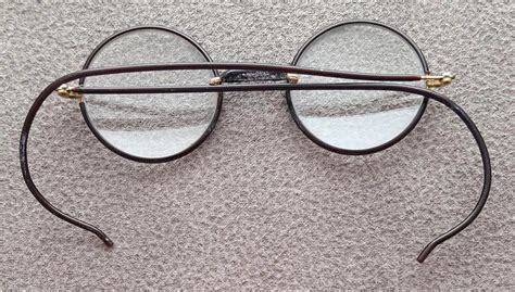 vintage eyeglasses round gold filled john lennon style