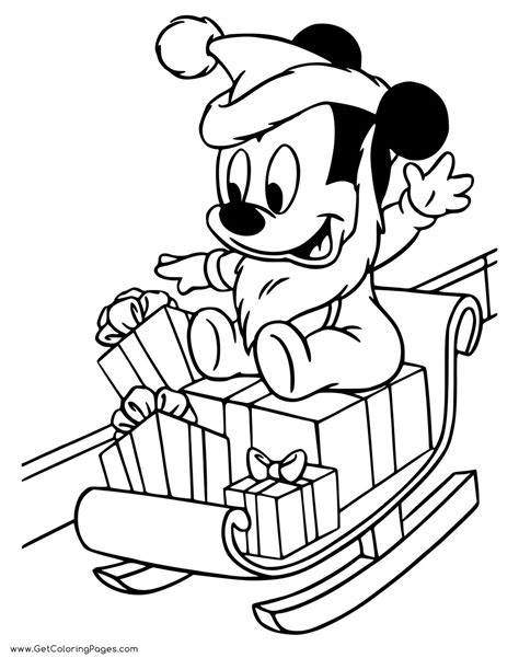 Print disney's mickey mouse and all of his friends and color away. Baby Mickey Mouse Coloring Pages - GetColoringPages.com