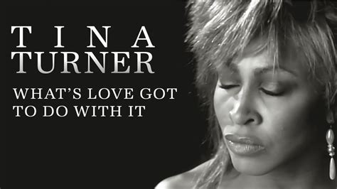 Tina Turner What S Love Got To Do With It Black White Version Youtube Music