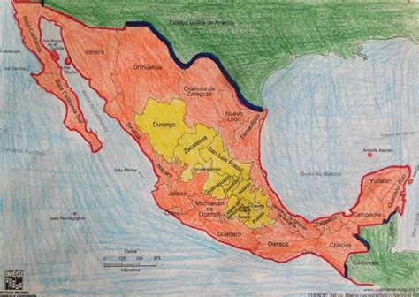 Mapa De La Frontera De Mexico Y Estados Unidos World Map