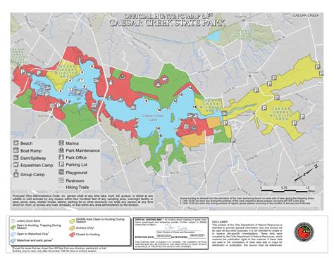 Maps Caesar Creek State Park Nature Center Association