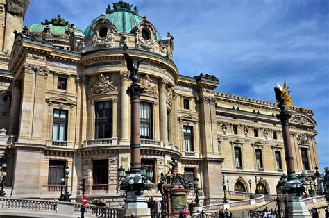 Palais Garnier Opera House Facade In Paris France Encircle Photos