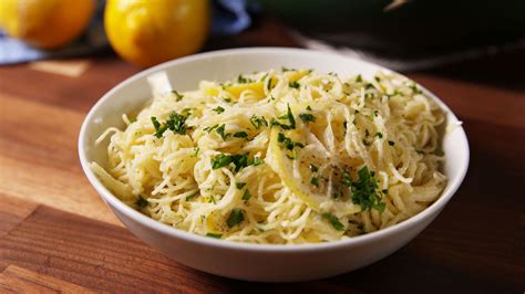 Angel hair pasta is a long, round, thin type of noodle, like spaghetti but thinner. Cheesy Lemon Angel Hair | Recipe | Food recipes, Pasta ...