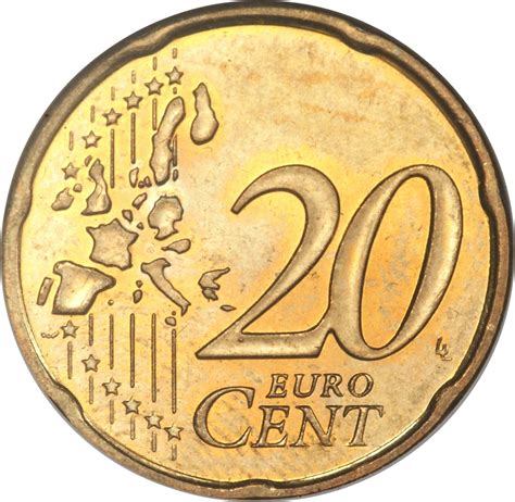 Piece De 20 Centimes Euros Rare Communauté Mcms™