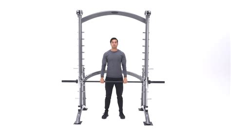 Smith Machine Shrug Exercise Videos And Guides