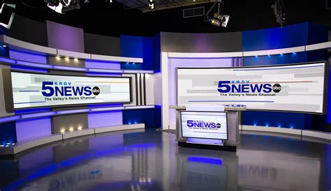 Krgv 5 News Broadcast Set Design Gallery