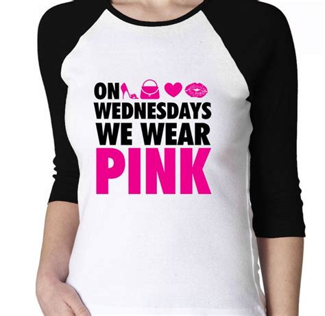On Wednesdays We Wear Pink Digital Cut File Mean Girls Svg Etsy