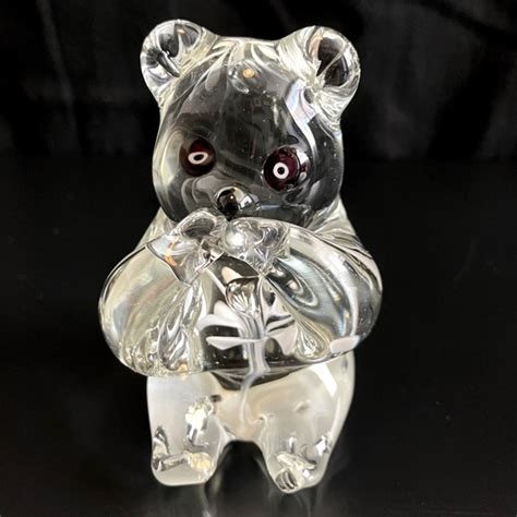 Accents Vintage Crystal Panda Bear Figurinepaperweight Poshmark