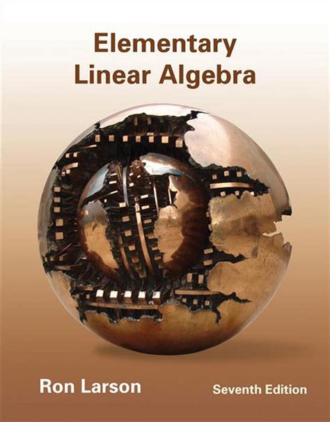 Elementary Linear Algebra By Ron Larson English Hardcover Book Free