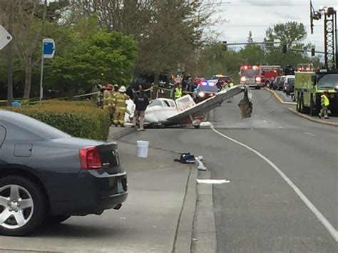 Witness Small Plane Crashes On Road Near Paine Field Komo