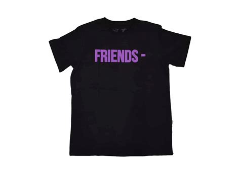 Buy Vlone Friends Purple V Tee Black Online In Australia Kickstw