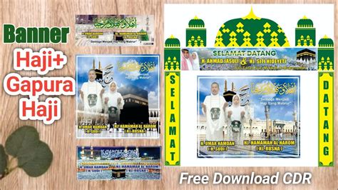 Desain Spanduk Banner Selamat Datang Haji Coreldraw P Vrogue Co