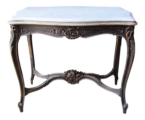 Antique French Marble Top Entry Table Chairish