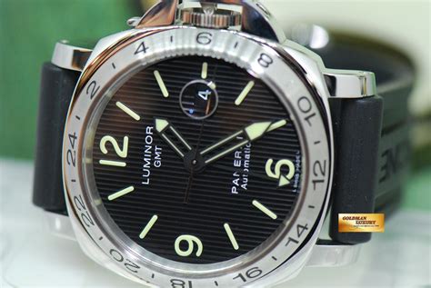 Panerai Luminor Marina 44mm Tapestry Dial Gmt Automatic Pam 29 Mint