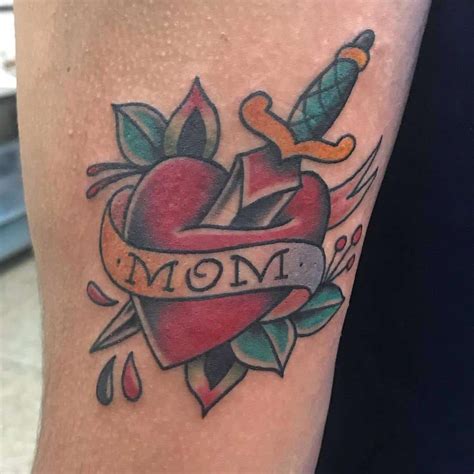 I Love My Mom Tattoo