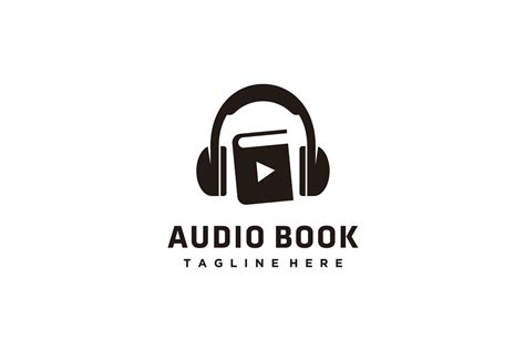 Audio Book With Headphones Logo Design Graphic By Sore88 · Creative Fabrica