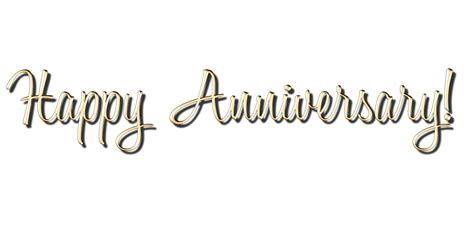 Download Happy Anniversary Calligraphy Gold Royalty Free Stock