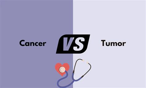 Cancer Vs Tumor Whats The Difference With Table