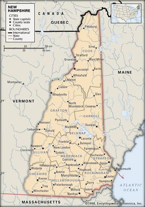 New Hampshire History Geography