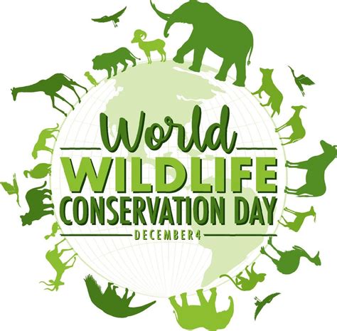 World Wildlife Conservation Day Poster Template 13092624 Vector Art At