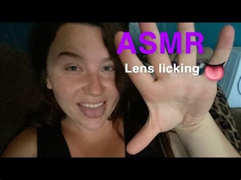 Asmr Lens Licking Kisses Youtube