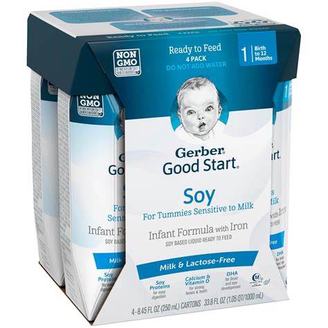 Gerber Good Start Soy Non Gmo Ready To Feed Infant Formula Stage 1 8