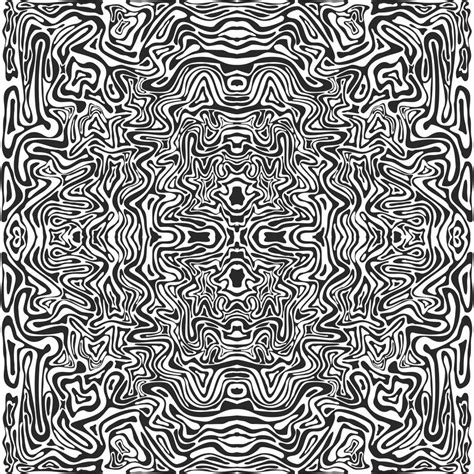 Psychedelic Vision Bw By Antaris82 On Deviantart