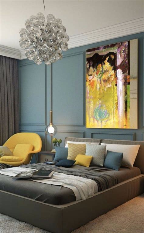 Untersuchungen zeigen, dass menschen mit einem blauen schlafzimmer im durchschnitt besser schlafen und sich mehr entspannen können. Farbideen für lebhaftes Schlafzimmer Design #farbkonzept # ...