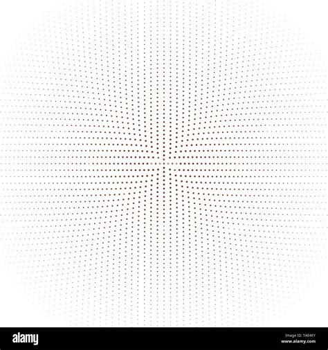 Abstract Black And White Circular Dot Pattern Background Stock Vector