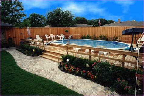 Elegant Small Backyard Above Ground Pool Ideas In 2020 Backyard Pool