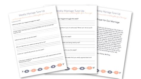 12 Free Marriage Worksheets And Printables Keepers At Home