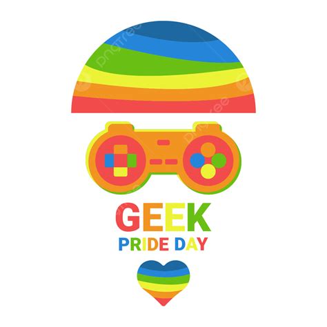 Geek Pride Vector Hd Images Geek Pride Day Love In Idea Pride Fun