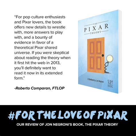 Our Review Of Jon Negronis Book The Pixar Theory — For The Love Of Pixar