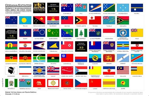 Adesivos 289 Bandeiras Países Do Mundo Kit 5 Continentes R 5490 Em