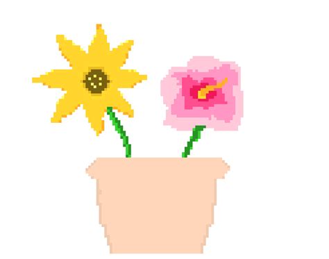 Chrysanthemum Pixel Art Lilac Flower Png Download Pix