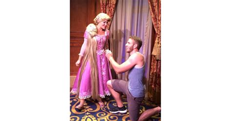 Rapunzel Guy Proposes To Disney Princesses At Disney World Popsugar