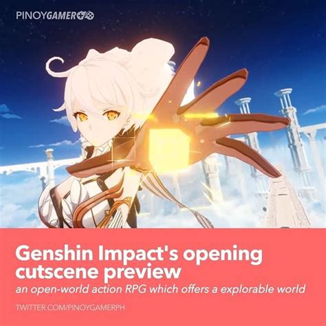 Genshin Impacts Opening Cutscene Genshinimpact Pinoygamer