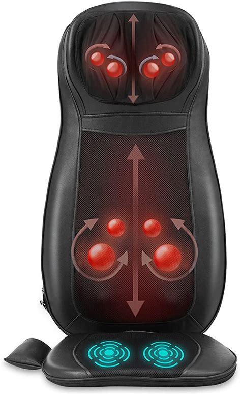 Costway Shiatsu Neck And Back Massager With Heat Full Back Kneading