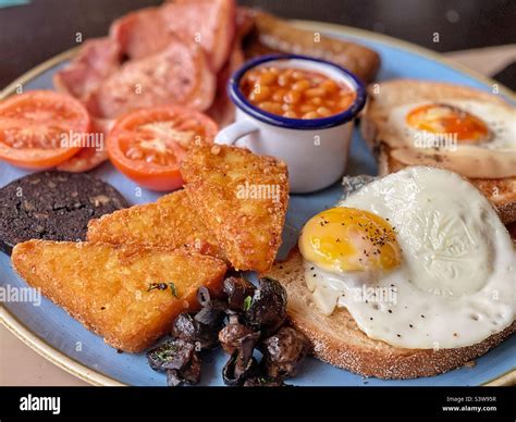 Full English Breakfast Stock Photo Alamy