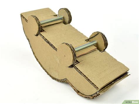 How To Make A Cardboard Car With Pictures Wikihow Diy Cardboard Toys Large Cardboard Boxes