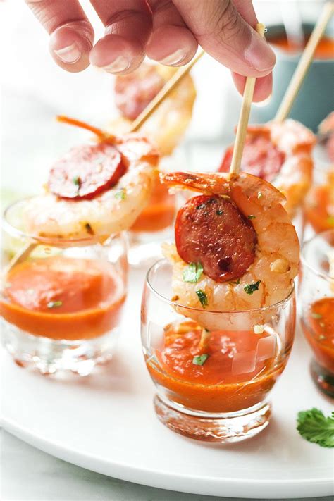 Shrimp And Chorizo Appetizers Recipe Eatwell101